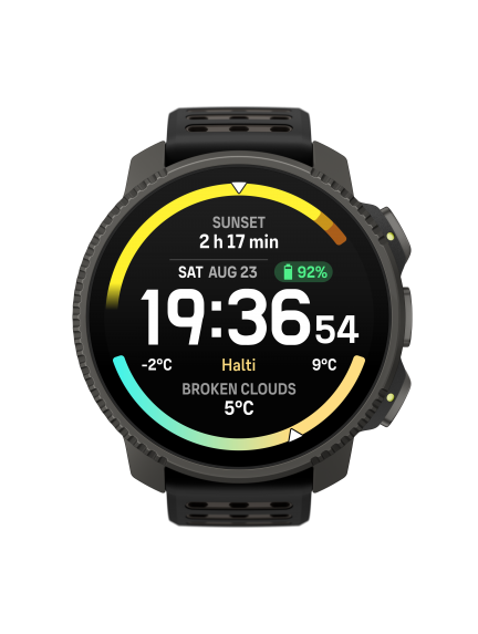 SUUNTO VERTICAL 2 TITANIUM BLACK sportinis laikrodis